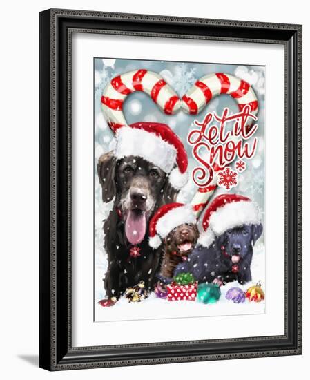 Let it Snow-Arnica Burnstone-Framed Giclee Print