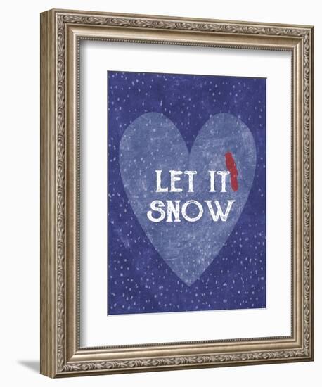 Let it Snow-Erin Clark-Framed Giclee Print