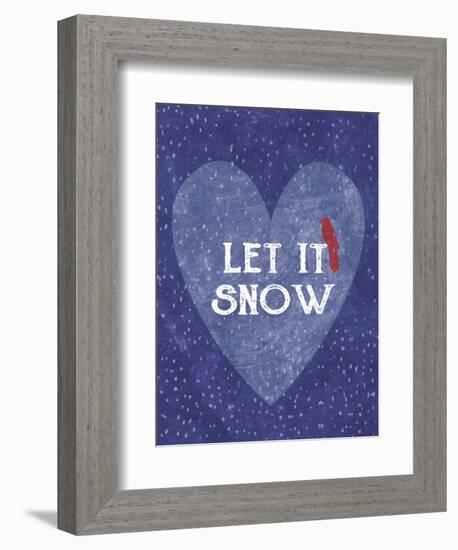 Let it Snow-Erin Clark-Framed Giclee Print