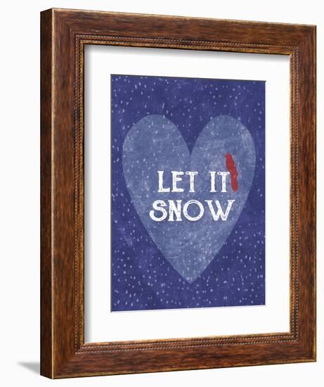 Let it Snow-Erin Clark-Framed Giclee Print