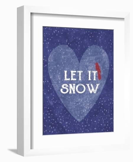 Let it Snow-Erin Clark-Framed Giclee Print