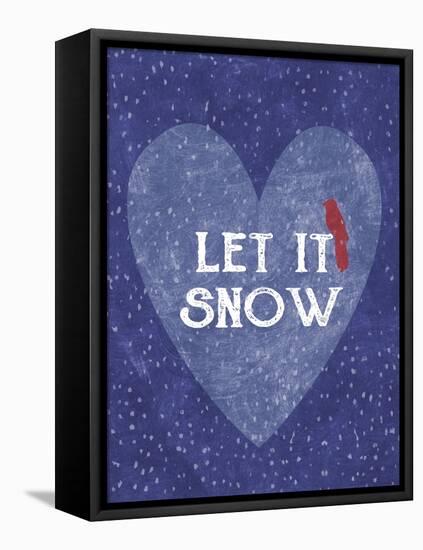 Let it Snow-Erin Clark-Framed Premier Image Canvas