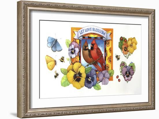 Let Love Blossom-null-Framed Giclee Print