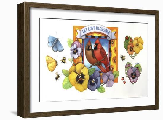 Let Love Blossom-null-Framed Giclee Print