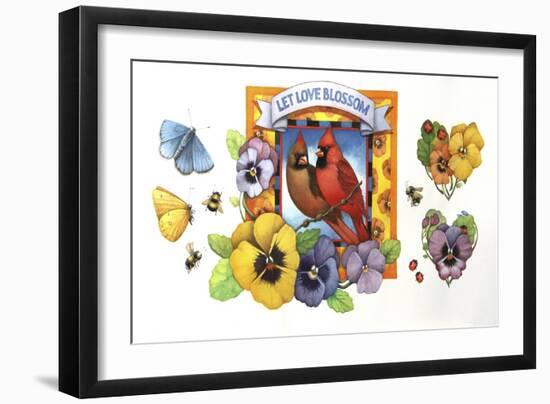 Let Love Blossom-null-Framed Giclee Print