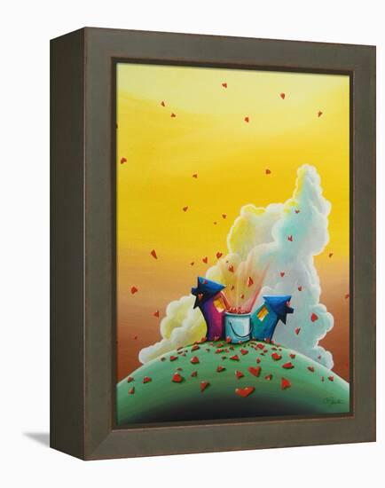 Let Love Rain-Cindy Thornton-Framed Stretched Canvas