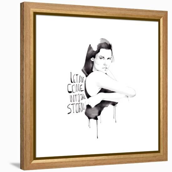 Let Me Come-Manuel Rebollo-Framed Stretched Canvas