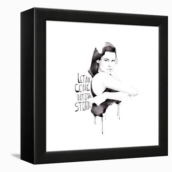 Let Me Come-Manuel Rebollo-Framed Stretched Canvas