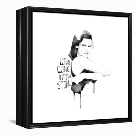 Let Me Come-Manuel Rebollo-Framed Stretched Canvas