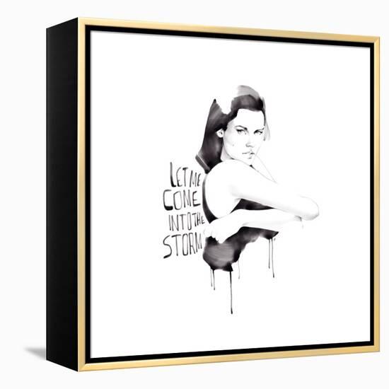 Let Me Come-Manuel Rebollo-Framed Stretched Canvas