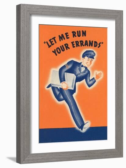 Let Me Run Your Errands-null-Framed Giclee Print