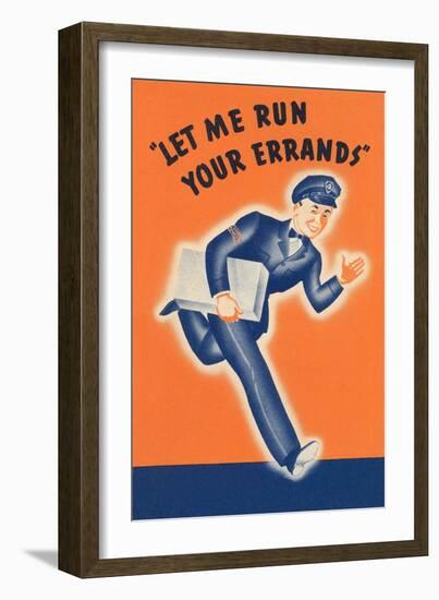 Let Me Run Your Errands-null-Framed Giclee Print