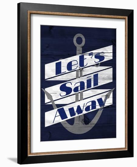 Let's Anchor I-SD Graphics Studio-Framed Art Print