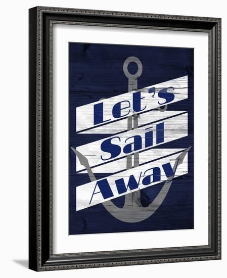 Let's Anchor I-SD Graphics Studio-Framed Art Print