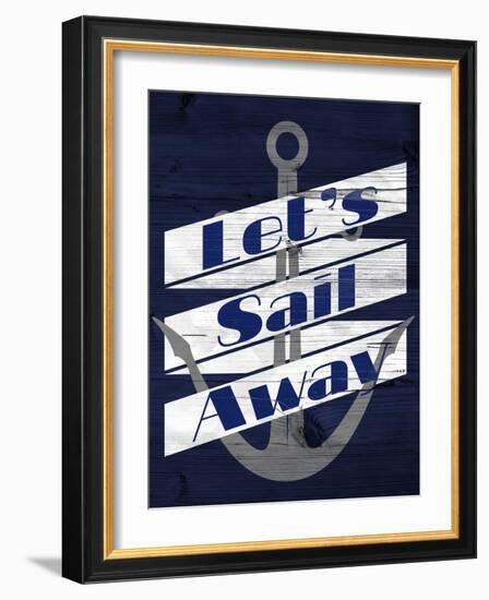 Let's Anchor I-SD Graphics Studio-Framed Art Print