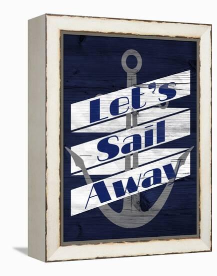 Let's Anchor I-SD Graphics Studio-Framed Stretched Canvas
