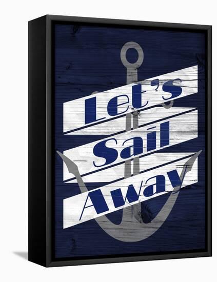 Let's Anchor I-SD Graphics Studio-Framed Stretched Canvas