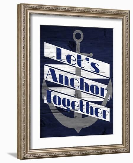 Let's Anchor II-SD Graphics Studio-Framed Art Print