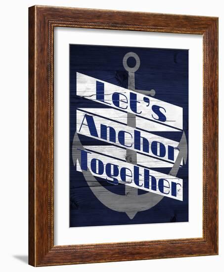 Let's Anchor II-SD Graphics Studio-Framed Art Print