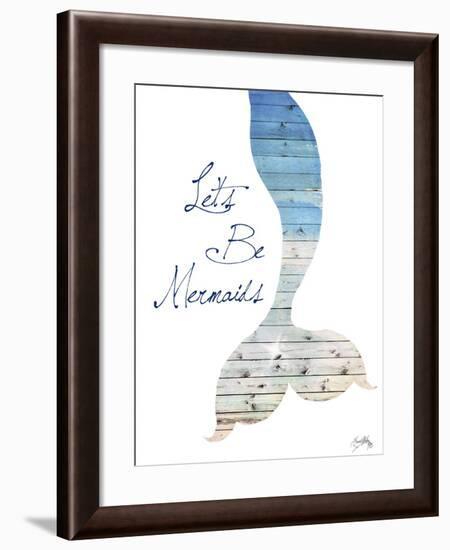 Let's Be Mermaids-Elizabeth Medley-Framed Art Print