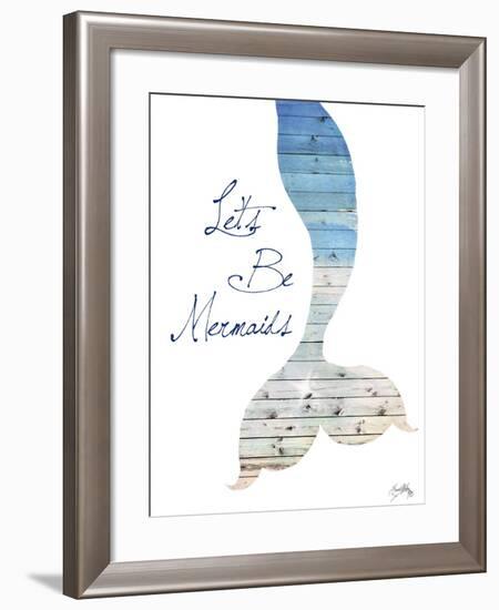 Let's Be Mermaids-Elizabeth Medley-Framed Art Print