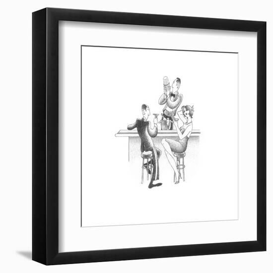 Let's Do Cocktails-Roger Vilar-Framed Art Print