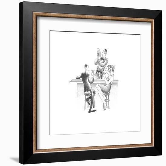 Let's Do Cocktails-Roger Vilar-Framed Art Print