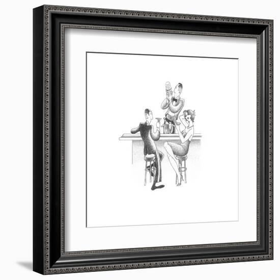 Let's Do Cocktails-Roger Vilar-Framed Art Print