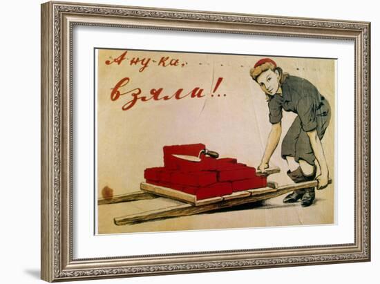 Let's Do It!, Poster, Russian, 1944-I Serebriany-Framed Giclee Print