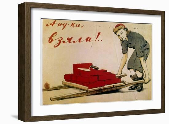 Let's Do It!, Poster, Russian, 1944-I Serebriany-Framed Giclee Print