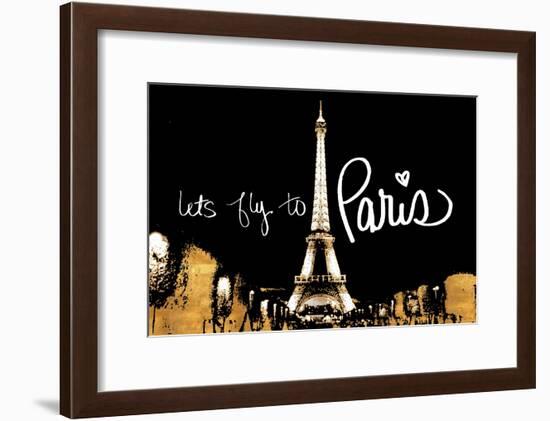 Let's Fly To Paris-Emily Navas-Framed Art Print