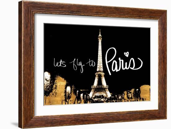 Let's Fly To Paris-Emily Navas-Framed Art Print