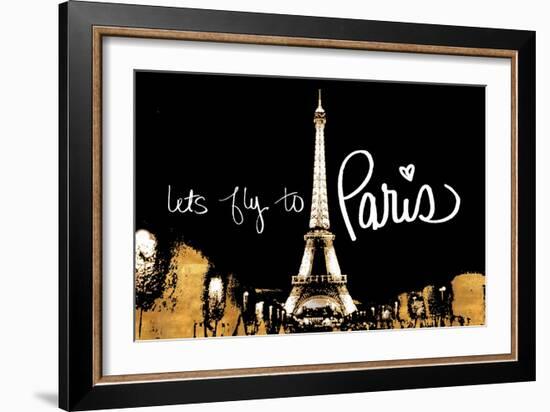 Let's Fly To Paris-Emily Navas-Framed Art Print