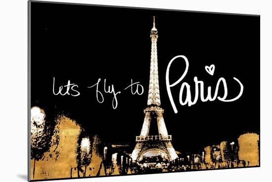 Let's Fly To Paris-Emily Navas-Mounted Art Print