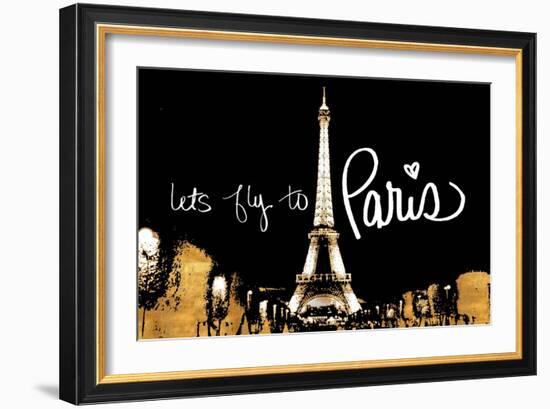 Let's Fly To Paris-Emily Navas-Framed Art Print