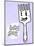 Let's Fork - Tommy Human Cartoon Print-Tommy Human-Mounted Art Print