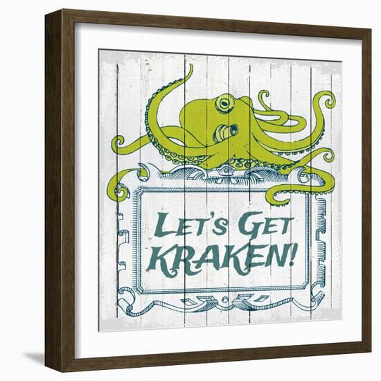 Let's Get Kraken-null-Framed Giclee Print