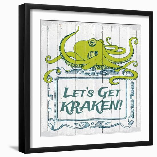 Let's Get Kraken-null-Framed Giclee Print