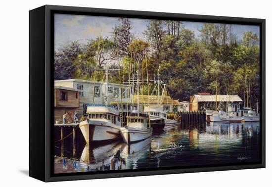 Let's Go Fishing-Nicky Boehme-Framed Premier Image Canvas