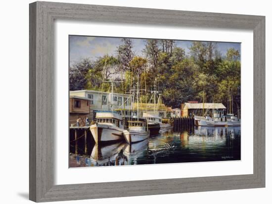 Let's Go Fishing-Nicky Boehme-Framed Giclee Print