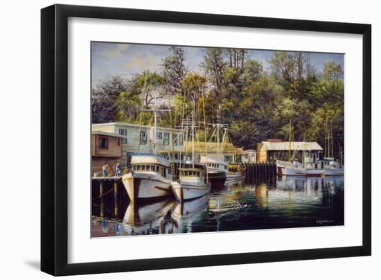 Let's Go Fishing-Nicky Boehme-Framed Giclee Print