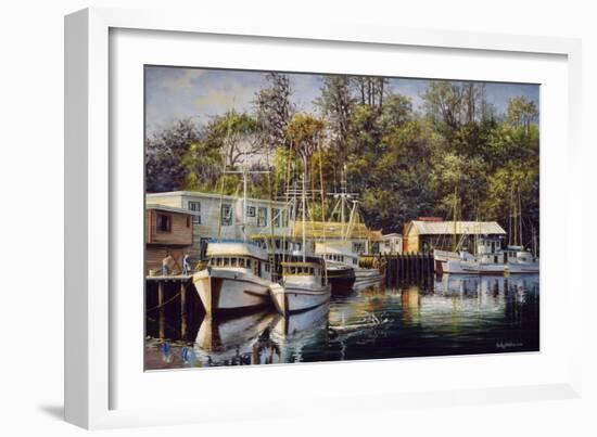 Let's Go Fishing-Nicky Boehme-Framed Giclee Print