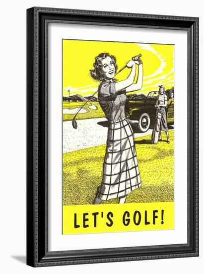 Let's Golf!-null-Framed Art Print