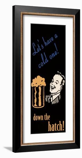 Let's Have a Cold One-null-Framed Art Print