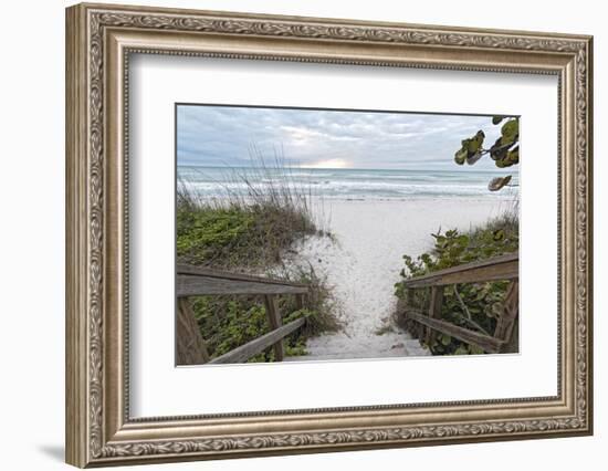 Let’s Hit the Waves!-Mary Lou Johnson-Framed Art Print