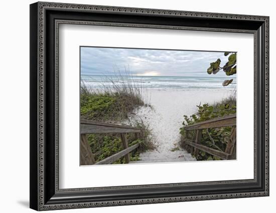 Let’s Hit the Waves!-Mary Lou Johnson-Framed Art Print