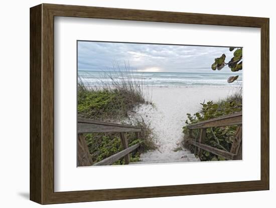 Let’s Hit the Waves!-Mary Lou Johnson-Framed Art Print