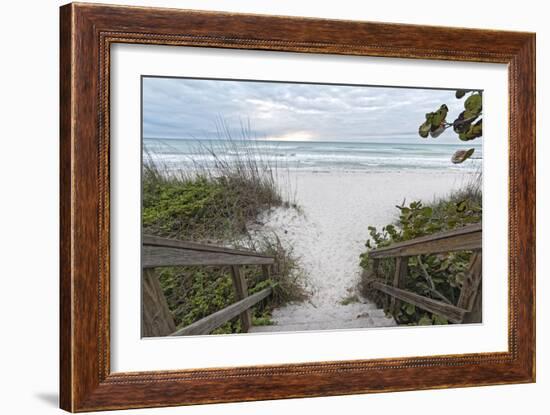 Let’s Hit the Waves!-Mary Lou Johnson-Framed Art Print