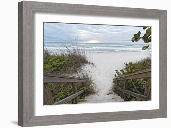 Let’s Hit the Waves!-Mary Lou Johnson-Framed Art Print