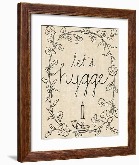 Let's Hygge-Lottie Fontaine-Framed Giclee Print